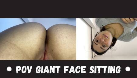 Giant POV face sitting, do you dare?