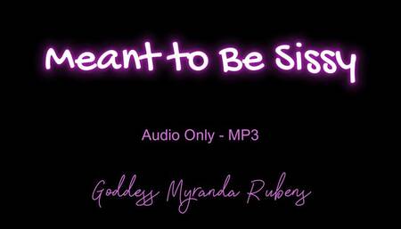 Meant to Be Sissy - Audio Only MP3
