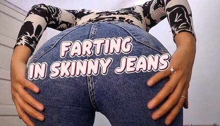 Power Long Farts in skinny Jeans