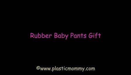 Rubber Baby Pants Gift