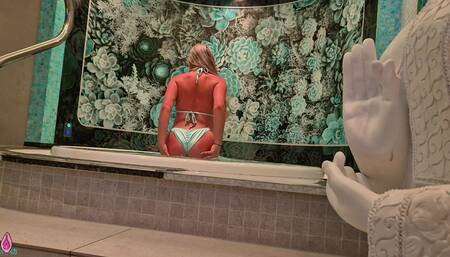 Sexiest hot tub fuck EVER with a stranger I met at the spa