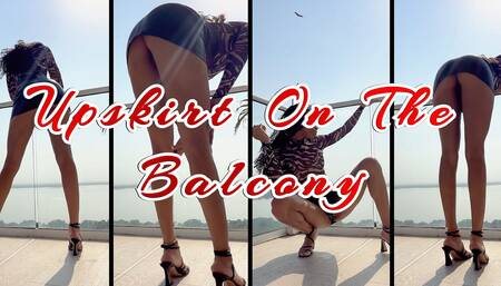 Tease on the Balcony
