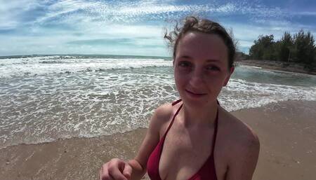 RELAXING DAY AT THE BEACH TURNS INTO HARDCORE FUCK SESSION WHEN WE GOT HOME!