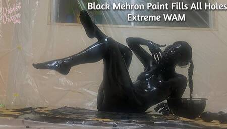 Black Mehron Paint Fills All Holes Extreme WAM Front Angle