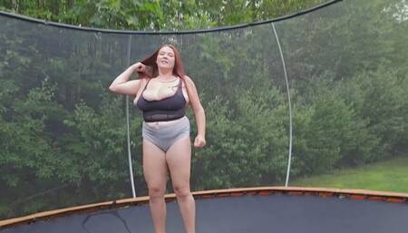 Jumping On The Trampoline With Stepmom Leads To Sex Mistake