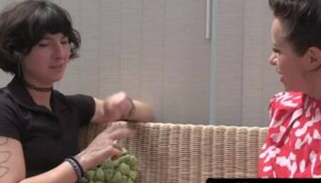 Amica Bentley DESTROYS her stepdaughter Kiki Helix with a STRAP ON