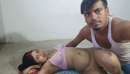 Made Indian Bhabhi a mare and fucked him a lot and cow girl position fucking pussy