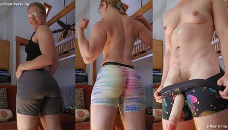 Trying On New Boxer Briefs