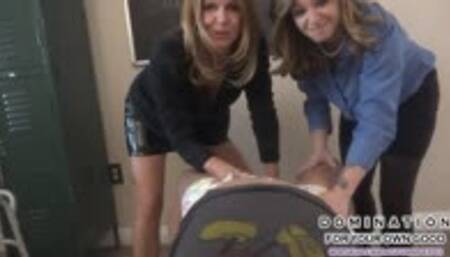 Fantasizing and wetting yourself in class earns you diaper discipline by the teacher and principal - 720p