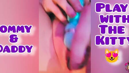 Mommy & Daddy Play with The Kitty