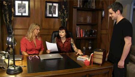 Pool Boy Hired By Gorgeous Bosses (WMV HD)