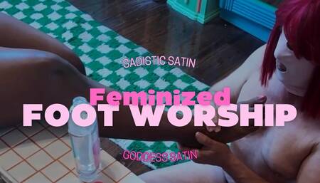 Feminized Foot Worship | Sissification