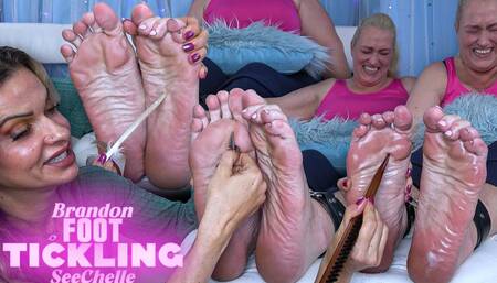 Brandon Arena Foot Tickles SeeChelle's Size 18s UHD