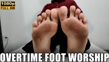 KingMarti: Overtime Foot Worship - Full HD 1080p
