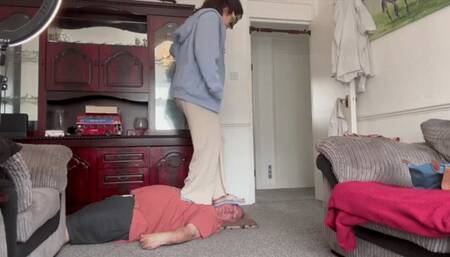 Miss J’s Flip Flop And Barefoot Trample