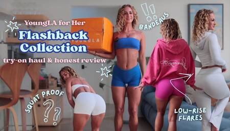YoungLA for Her | Flashback Collection | Try-on Haul & Honest Review | squat proof? ultra low rise?