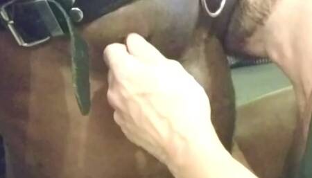 Interracial Black Muscle White Lad Anal & Titplay