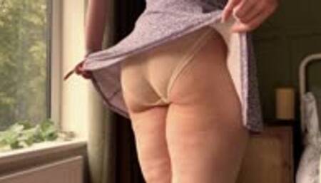 Busted! You Have A Panty Obsession - So Come Admire My Sheer Back Yellow Panties