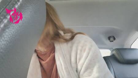 Smoking in the car at Sunrise with Coughing and Nose Blowing and Spit Bubbles Volume 6 Almost caught