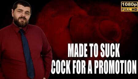 KingMarti: Made To Suck Cock For A Promotion - Full HD 1080p