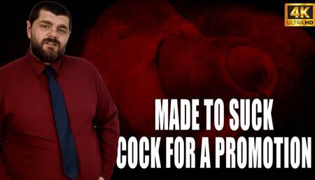 KingMarti: Made To Suck Cock For A Promotion - 4k UHD 2160p