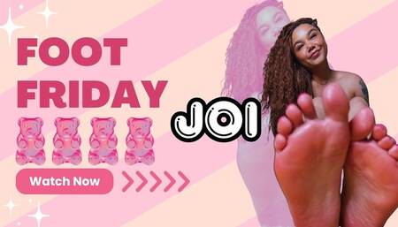 Ebony Feet JOI: Nude & Pink Soles Tease (Living Room Jerk Command)
