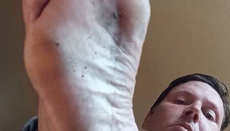 I fuck the best Blondes , you are looking at my dirty feet , bitch !