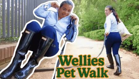 Wellies Pet Walk - Reina Leather Pov