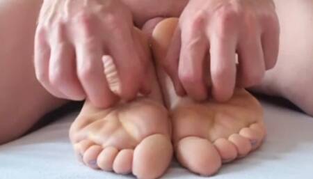 He ties my hands and feet and tickles my feet HD - VMW