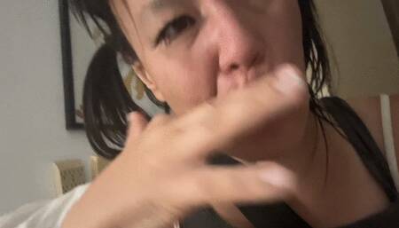 Pee time and tempting you with my lips! (Aug 22 2025)