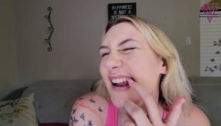 Blondii's first mouth tour and pop rocks ASMR- HD 1080p