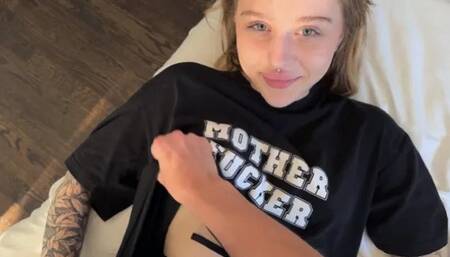 Cum in Stepsister before Family Dinner