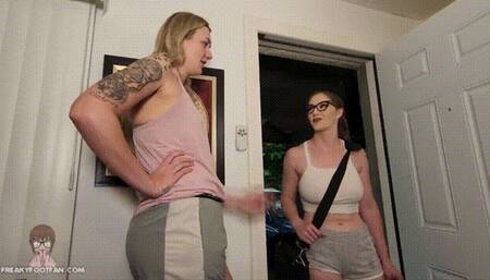 Freaky Foot Tester - Blondi & TerraMizu - HD 720 WMV