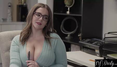 Big Natural Tits Tutor Natasha Nice Offers Bonus Round of Her Pussy if Studen...