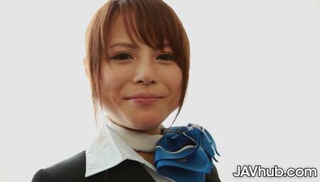 4 Japanese Flight Attendants in Orgy