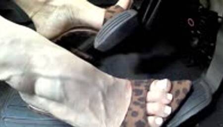 Excited Molly Flooring Her Dates Car! (Side View)