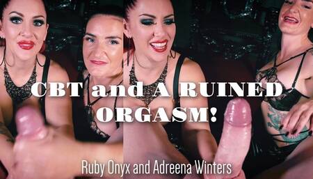 NEW CONTENT! CBT And Ruined Orgasm! By Ruby Onyx