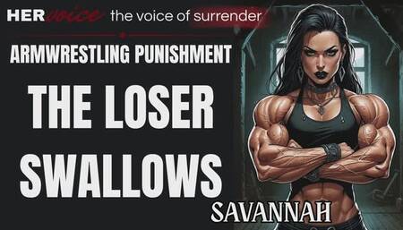 ARMWRESTLING PUNISHMENT The Loser Swallows