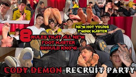 Street feet hunt 21 Cody D control your brain with his feet - 8 rules that every new foot master should know