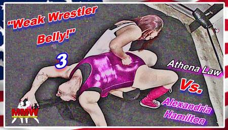 Weak Wrestler Belly! 3 WMV