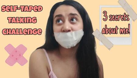 Self-taped talking challenge: spilling 3 secrets about me!