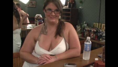18 Years Old BBW Busty Bethany Gets A New Job At Blow Job Bar! (1 of 6 mp4)