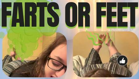 Nasty Phone Tease: Stinky Feet & Explosive Farts Compilation