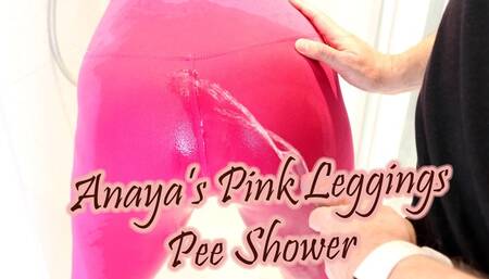 Anaya's Pink Leggings Pee Shower