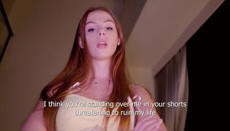 Caught in the Act: Stepsister's Moans Go Loud - Unless She Obeys