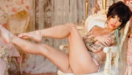 Asian teen indulging in the finer things