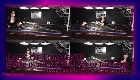 Sealed & Squirming: Vac Bed Sensations Torment with the Fat Submissive (include CBT)