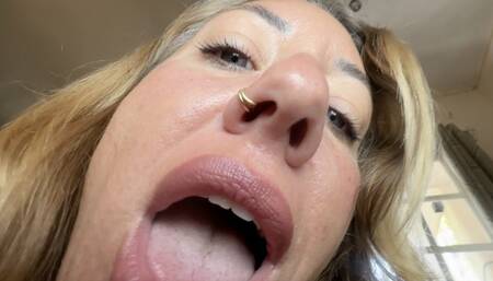 Unaware giantess finds a tiny man and plays with him like a toy POV