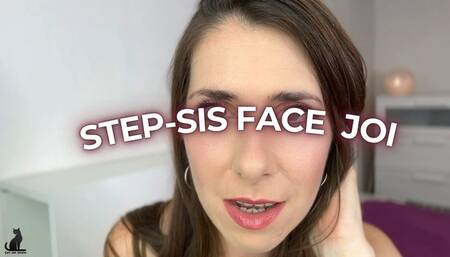 Taboo Face Fetish JOI with Your Step-Sis