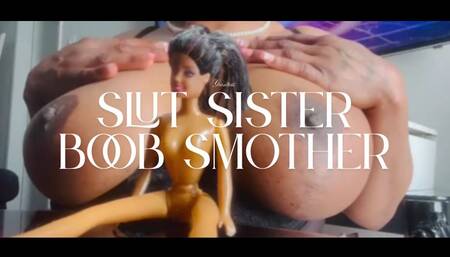 Ebony Slut Bitch Breast Smothering - Giantess Mael